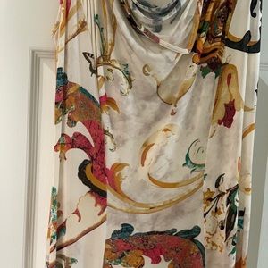Just Cavalli Midi Printed Dress Women’s size 42 (By Roberto Cavalli)